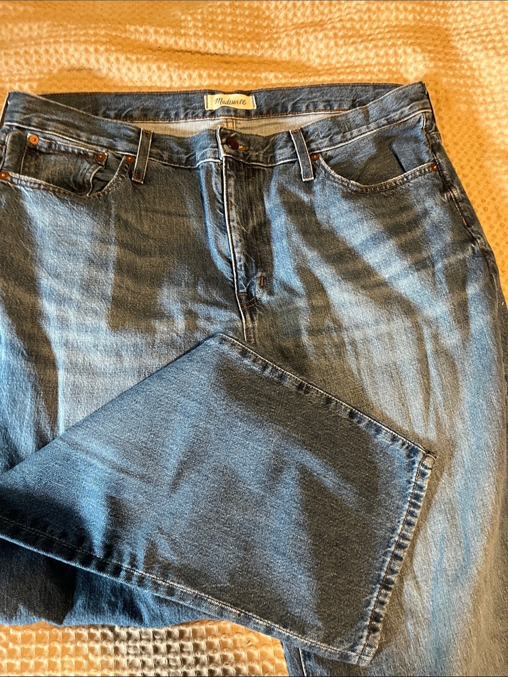 Madewell Women’s Relaxed Blue Slouchy boy Denim Jeans